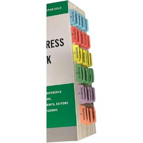 Book Tabs for The MLA 9th Edition: Color-Coded, Repositionable Sticky Tabs – Includes Alignment Card & Blank Tabs for Custom Sections (Book not Included)