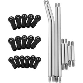 LCG Girder Frame Hard Stainless Steel Linkage Link Rod End for 1/10 RC Crawler Axial SCX10 II III TRX4 Capra 1.9 UTB Metal Links Upgrades (Capra 1.9 UTB)