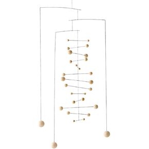 Counterpoint Hanging Mobile - Black Color - 14 Inches - Steel - Handmade in Denmark by Flensted in Kuwait