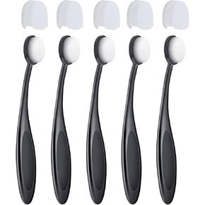 UNIMEIX 10 Pack Blending Brushes for Card Making Art Blending Tools Blender Brush Ink Blending Brushes for Crafts Black with Cover