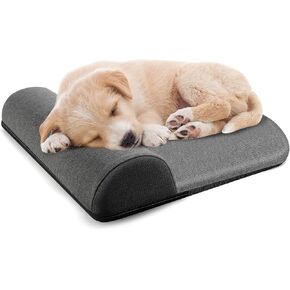 VINGVO Dog Bolster Pillow/Headrest, for Cervical Vertebra/Neck Stable Support, Portable Elastic Soft Pet Headrest for Dog Cat (M（15.91 x 14.57in）)