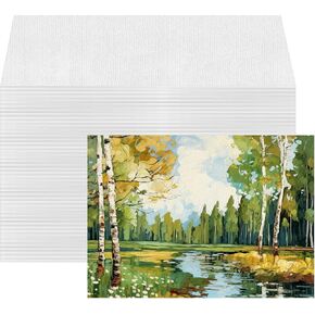 ZAYOUAU 400 Sheets Watercolor Paper Bulk, 6 x 9 inch 300 GSM Cotton White Cold Press Art Painting Paper for Kids, Beginning Academy Artist Loose Drawing Paper Watercolors Sketch Acrylic Painting