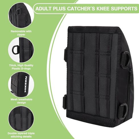Baseball Catcher Knee Supports Catcher Knee Pads for Baseball Softball with Removable Sponge Block Catchers Knee Wedge Catcher Knee Support Gear for Youth Kids in Saudi Arabia