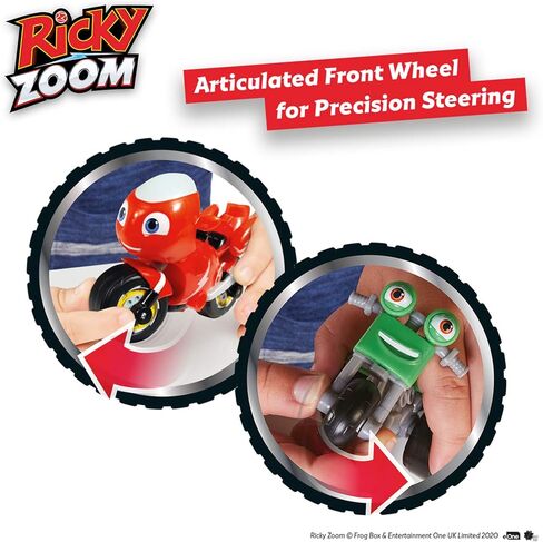 Ricky Zoom Loop & Scootio Motorcycle Toys (Set of 2), Multi in Kuwait