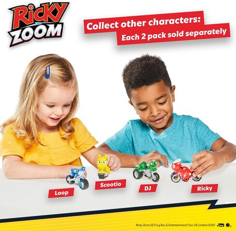Ricky Zoom Loop & Scootio Motorcycle Toys (Set of 2), Multi in Kuwait