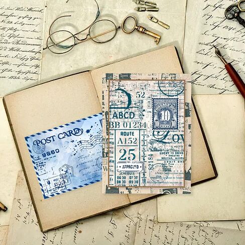 Globleland Stamp Postmark Postmark Postcard Clear Clear For DIY Scrapbooking Big Size Silicone Clear Stamp Seals for Cards Morn in Saudi Arabia