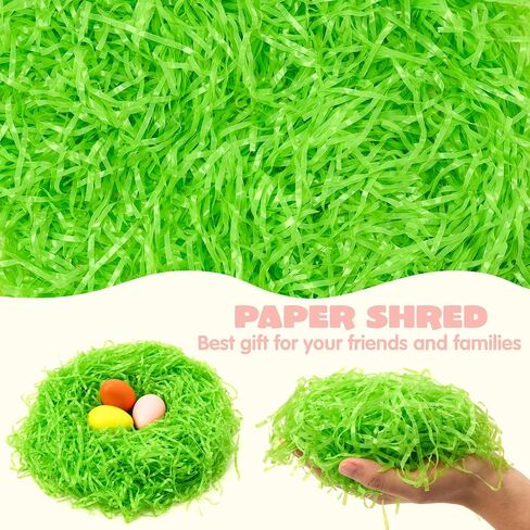 JOYIN 12 Oz Easter Plastic Grass in 6 Colors Shred Packaging Filler for Basket Filling, DIY Gift Wrapping, Easter Egg Stuffer Party Supplies in Saudi Arabia