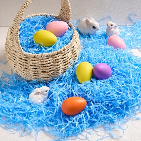 JOYIN 12 Oz Easter Plastic Grass in 6 Colors Shred Packaging Filler for Basket Filling, DIY Gift Wrapping, Easter Egg Stuffer Party Supplies in Saudi Arabia
