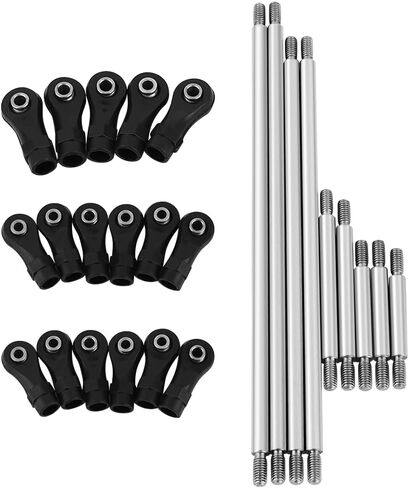 LCG Girder Frame Hard Stainless Steel Linkage Link Rod End for 1/10 RC Crawler Axial SCX10 II III TRX4 Capra 1.9 UTB Metal Links Upgrades (Capra 1.9 UTB) in Kuwait