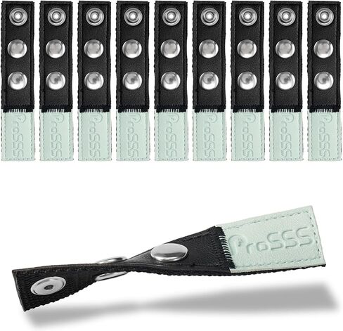 Boat Cover 304 Steel Snap Extender for Boat Canvas,Thickened PU leather PP Webbing,Extension Sizes 1"~2",Blue 5 PCS in Kuwait