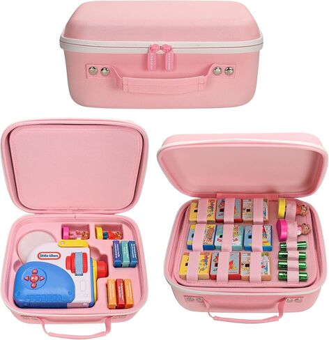 Carrying Case Compatible with Little Tikes Story Dream Machine, Portable Storage Case Fits Little Tikes for Story Dream Machine Books Starter Set (Up to 5 Sets), CASE ONLY, Blue RED in Kuwait