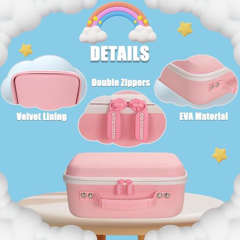 Carrying Case Compatible with Little Tikes Story Dream Machine, Portable Storage Case Fits Little Tikes for Story Dream Machine Books Starter Set (Up to 5 Sets), CASE ONLY, Blue RED in Kuwait