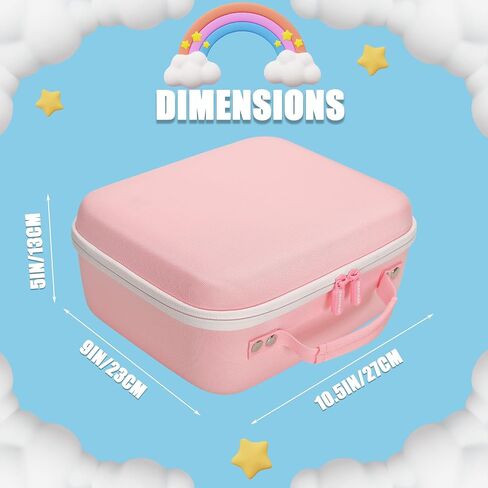Carrying Case Compatible with Little Tikes Story Dream Machine, Portable Storage Case Fits Little Tikes for Story Dream Machine Books Starter Set (Up to 5 Sets), CASE ONLY, Blue RED in Kuwait