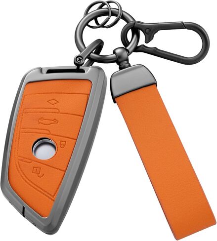 Key Fob Cover with Heavy-duty Keychain for BMW 3 4 5 6 7 Series X1 X2 X3 X4 X5 X6 Classic in Kuwait