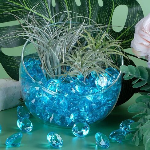 Acrylic Diamond Fake Gems Vase Filler, Babenest 240pcs 3/4 Inch Faux Diamonds Crystals Jewels for Table Scatters Wedding Party Event Arts & Crafts Birthday Decoration Favor (Multicolor) in Kuwait