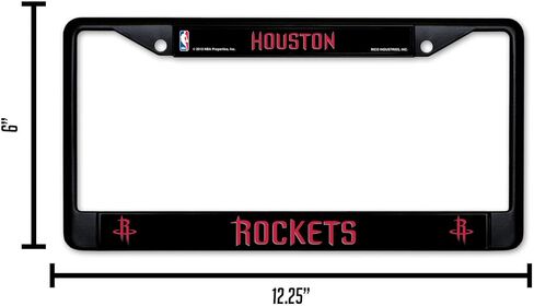 Rico Industries NBA Sacramento Kings Chrome Plate Frame, Black , Purple, Black, 12-inch by 6-inch in Saudi Arabia