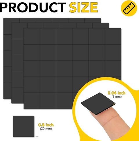 DIYMAG Magnets with Adhesive Backing, 300Pcs 0.8 x 0.04inch Round Small Magnetic Dots Stickers for Classroom Crafts Strong Magnetic Tape Sheets Easy Peel and Stick for Whiteboard Fridge in Kuwait