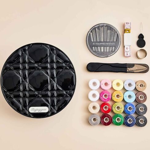UNIKON Sewing Kit, Sewing Kits for Adult, Needle and Thread Kit, Hand Sew Box for Easy Carrying and Storage, Suitable for Student, Beginners, White in Kuwait
