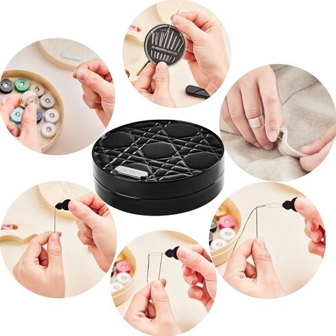 UNIKON Sewing Kit, Sewing Kits for Adult, Needle and Thread Kit, Hand Sew Box for Easy Carrying and Storage, Suitable for Student, Beginners, White in Kuwait