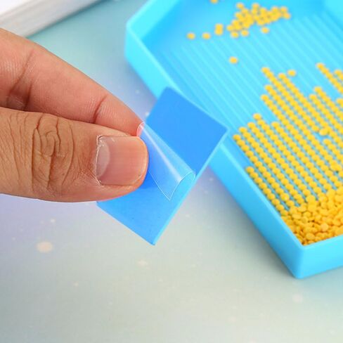 30pcs Glue Clay Diamond Art Wax Diamond for DIY Diamonds Art Paintin, 2x4cm Red in Kuwait