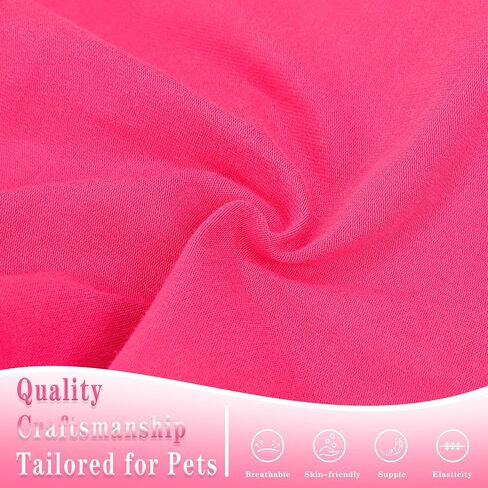 Pink Cotton Dog Shirt with 'Little Miss Sassy' Corgi Butt Print, Soft & Breathable Pet Apparel for Small to Large Dogs, Cute All-Season Outfit.M in Kuwait