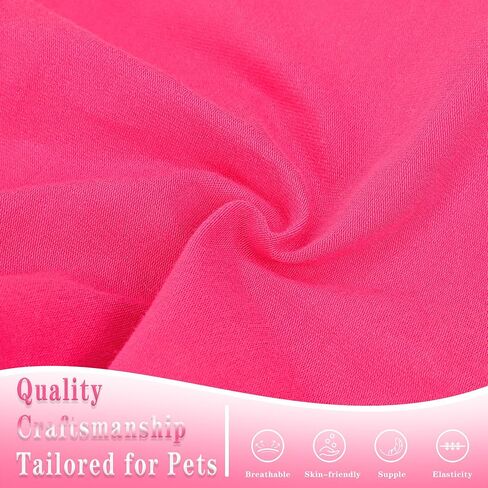 Pink Cotton Dog Shirt with 'Little Miss Sassy' Corgi Butt Print, Soft & Breathable Pet Apparel for Small to Large Dogs, Cute All-Season Outfit.M in Kuwait