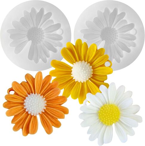 Flower Soap Mold Cylinder Soap Mold Spiral Soap Mold Pillar Resin Mold Clay Mold Jewelry Resin Casting Mold Craft Supplies 3D Mold Silicone Mold for Resin Casting Mold Candle Making Molds in Kuwait