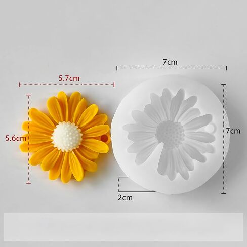 Flower Soap Mold Cylinder Soap Mold Spiral Soap Mold Pillar Resin Mold Clay Mold Jewelry Resin Casting Mold Craft Supplies 3D Mold Silicone Mold for Resin Casting Mold Candle Making Molds in Kuwait