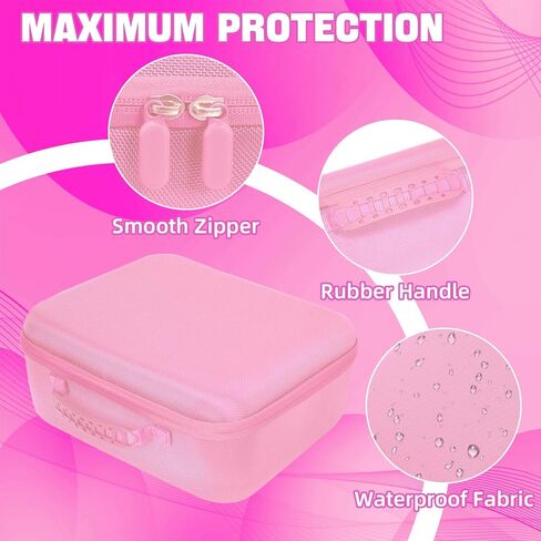 CASE متوافقة مع Little Tikes Story Dream Machine Set ، حقيبة تخزين Toys المصممة لتنظيم كتب القصص ومشغل الصوت ومجموعة أحرف Littles ، Blue & Red (CASE فقط) in Kuwait