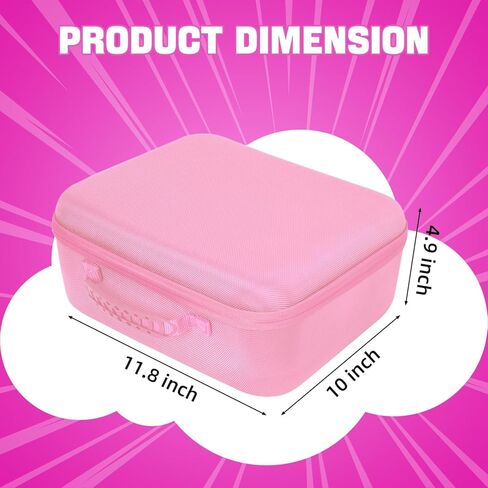 CASE متوافقة مع Little Tikes Story Dream Machine Set ، حقيبة تخزين Toys المصممة لتنظيم كتب القصص ومشغل الصوت ومجموعة أحرف Littles ، Blue & Red (CASE فقط) in Kuwait