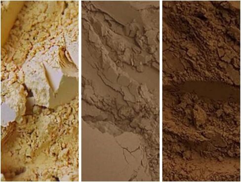 حزم الصباغ المعدنية - 3x150ml EA (المجموعة الحمراء: Ercolano Roussillon & Spanish Red Ocher) in Kuwait