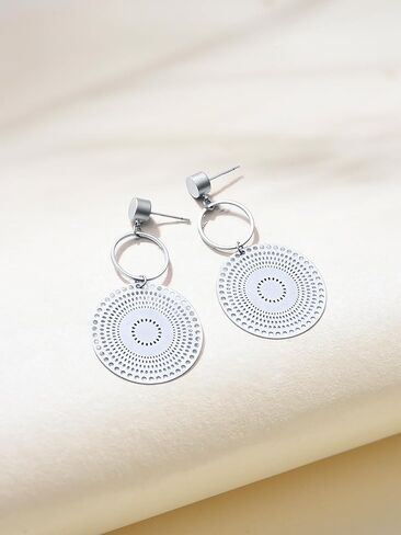 Simple Gold Dangle Earrings Boho Drop Earrings for Women in Saudi Arabia
