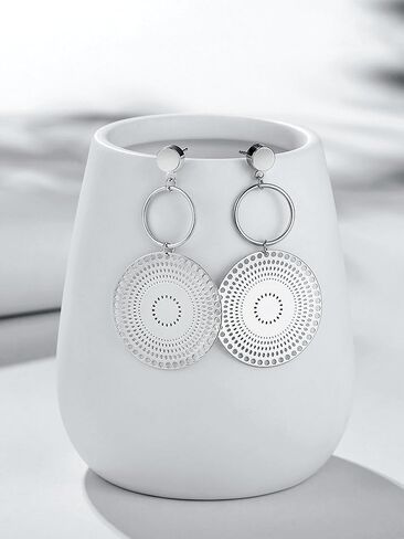 Simple Gold Dangle Earrings Boho Drop Earrings for Women in Saudi Arabia