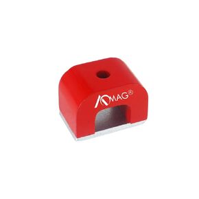 AOMAG® 30 lbs Red Cast Horseshoe Heavy-Duty Alnico Power Magnets for Education