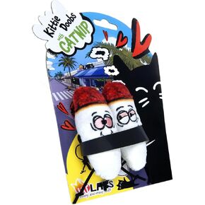 Kittie Doobs Adventure Toys - Funny Catnip Joints for Cats with Dried and Organic High Potency Catnip - Love Theme
