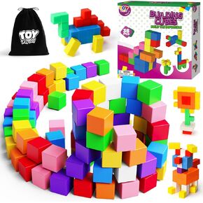 TOY Life 64 Pcs Magnetic Blocks for Toddlers Age 3-5 Magnet Blocks Magnetic Building Block for Kids Ages 4-8 Magnetic Blocks for Kids Ages 3-5 Preschool Creative Stem Building Toys