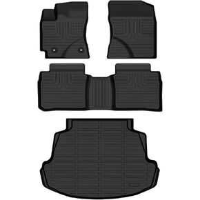 Wayhigh- Floor Mats for Corolla Sedan & Corolla Hybrid Sedan 2020-2025 (Non Corolla Cross or Hatchback Model) All Weather TPE Car Mats Corolla Accessories