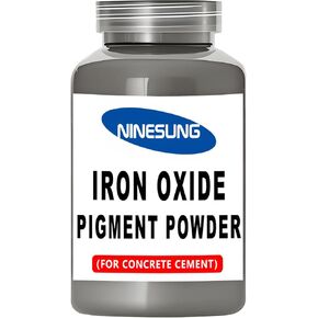 Iron Oxide Powder, Epoxy Resin Pigment, Odorless Concentrated Concrete Pigment, Liquid Resin Colorant for Resin Coloring, Epoxy Resin, Resin Molds (Light Grey, 4 Ounces)