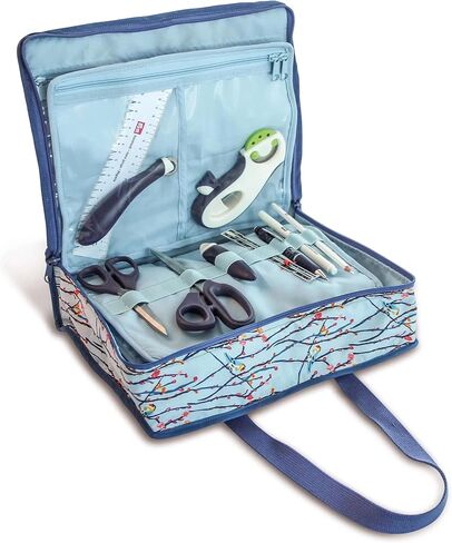 Prym Dachshund Needlework Organizer Travel Bag, Coral in Kuwait
