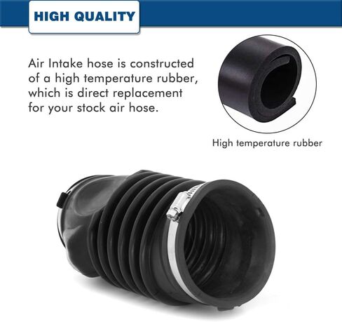 Air Intake Hose Compatible with Acura MDX 2007 2008 2009 - Intake Filter Tube Replaces # 17228-RYE-A00 - Air Intake Duct Tube Boot in Saudi Arabia