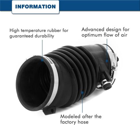 Air Intake Hose Compatible with Acura MDX 2007 2008 2009 - Intake Filter Tube Replaces # 17228-RYE-A00 - Air Intake Duct Tube Boot in Saudi Arabia