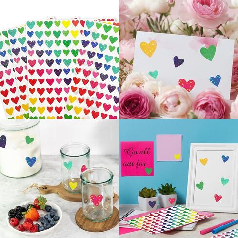 0.5 Inch Shiny Happy Face Stickers,Circle Dots Labels Reward Stickers Teachers Stickers(Multicolored) in Kuwait