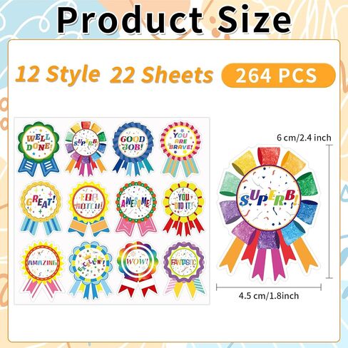 0.5 Inch Shiny Happy Face Stickers,Circle Dots Labels Reward Stickers Teachers Stickers(Multicolored) in Kuwait
