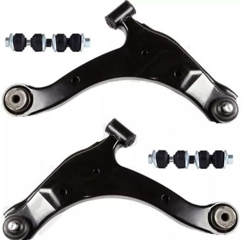 KAX Front Lower Control Arms for 2001-2010 PT Cruiser, 2000-2005 Neon, Plymout-h Neon 2000-2001, Replace for K620009 K620010 EV404 Suspension Kit with Ball Joint Tie Rod End Sway Bar Link,8Pcs in Saudi Arabia