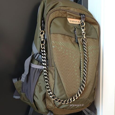 newtro Heavy Duty Wallet Chain Men Women Boy Girl, Biker Motorcycle Pants Jean Punk Goth Key Chain Black Gold Silver TH in Kuwait