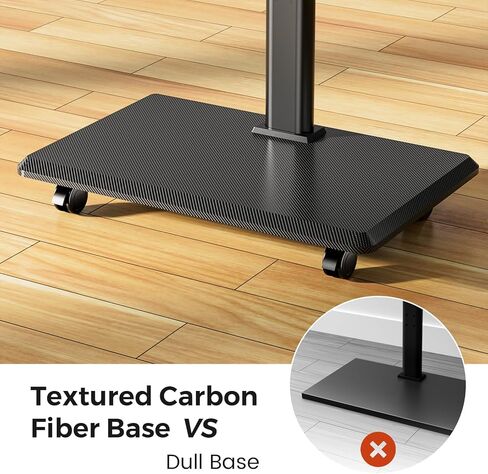 حامل التلفزيون التلفزيوني المتنقل من 26-70 بوصة ، تحمل عربة التلفزيون المتنقلة ما يصل إلى 88 رطلاً ، و 25 درجة دوارة مع 6 مستويات من التعديل في الارتفاع للعرض الأمثل ، ومواقف التلفزيون للمكتب ، والغرفة ، والخارجية ، والركن in Kuwait