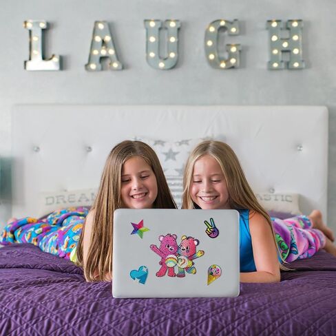 StickerBeans® "The Original Rhinestone Sticker" - مجموعة روح البيضاء (2 "× 2" ، 4 عبوات) - ظهور لامع ، لاصق - تجميع ، تداول ، هدية - تزيين الكمبيوتر المحمول ، الهاتف ، زجاجة الماء - الأطفال المراهقين البالغين in Kuwait