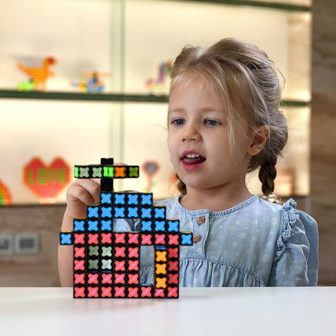 TOSY Magnet Cube 4x4 - 560 Magnets, 70 Blocks, 8in1 Toy: 4x4 or 3x3 or 2x2 Puzzle Cube, Transformable Fidget Spinner, Infinity Cube, Building Blocks, 2D&3D Puzzle Game, Glowing Easter Birthday Gift in Kuwait