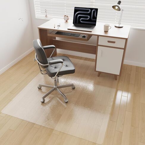 30" x 48" Waterproof Chair Mat for Hardwood, Office Chair Mat for Rolling Chair, Desk Chair Mat for Hardwood Floor, Floor Mat for Home Office, Anti-Slip PVC Floor Protector for Gaming Room in Kuwait