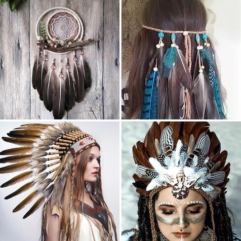 iHUFeather 270pcs Black Goose Feathers for Crafts 2 Styles 4-7 inch Bulk Natural Feathers for DIY Cosplay Wedding Party Halloween Decoration in Kuwait
